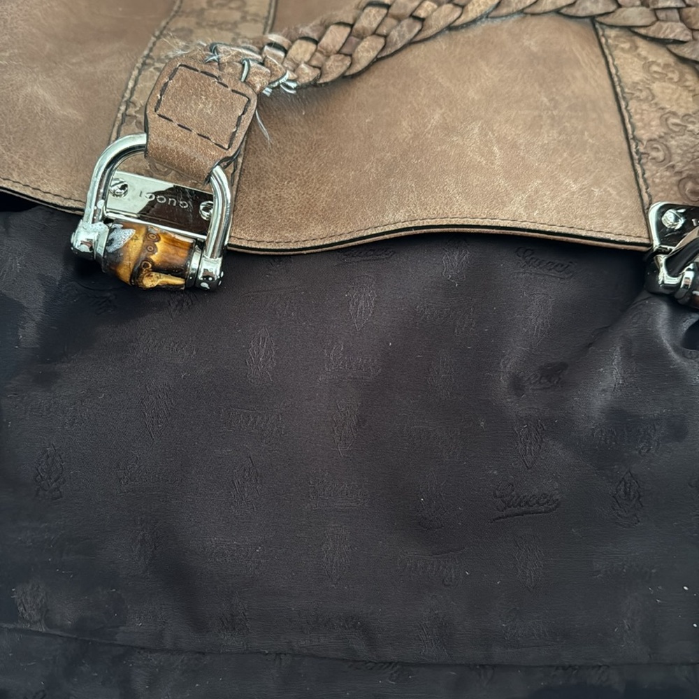 Gucci Libeccio Bamboo Bar Tote - Picture 6 of 8